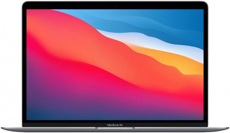 Ноутбук Apple MacBook Air 13" MGN63 (2020) M1 8Гб/256Гб SSD/Touch ID, Серый космос - Б/У