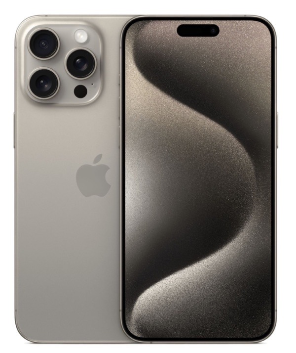 iPhone 15 Pro 128Гб (1 sim + eSIM / 86% / Без коробки) Натуральный титан - Б/У ★★★★★