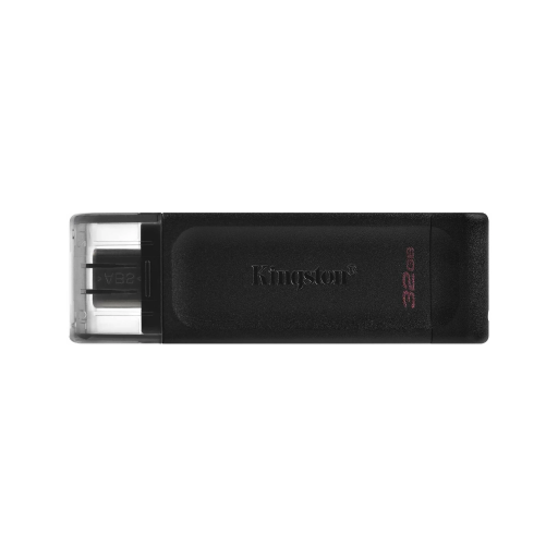 Флеш-накопитель USB 3.0 32Гб Kingston Data Traveler 70 (Type C), Черный