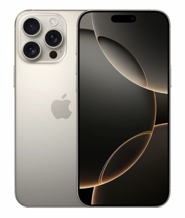 iPhone 16 Pro Max 1Тб (1 sim + eSIM / Царапинка на экране) Натуральный титан - Б/У