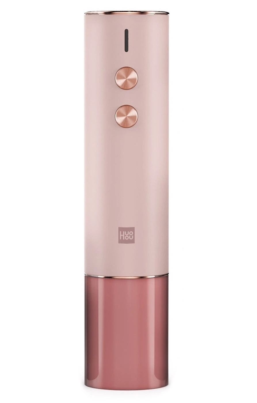 Электрический штопор Huo Hou Electric Wine Opener Gift Box, Розовый
