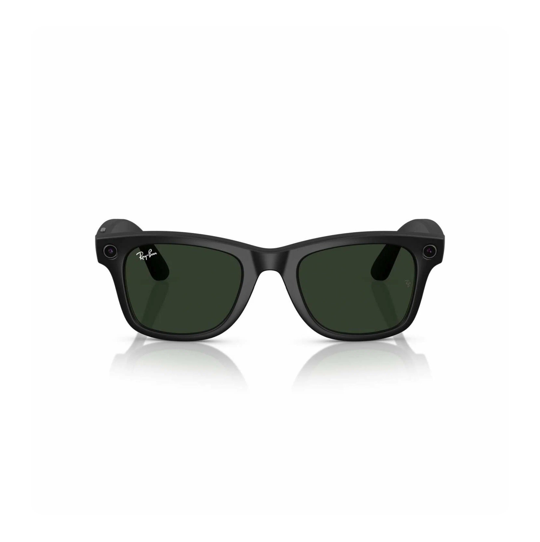 RayBan Meta Wayfarer, 155/53 размер, Матовый черный/прозрачный с переходом в графитово-зеленый, RW4008 в 