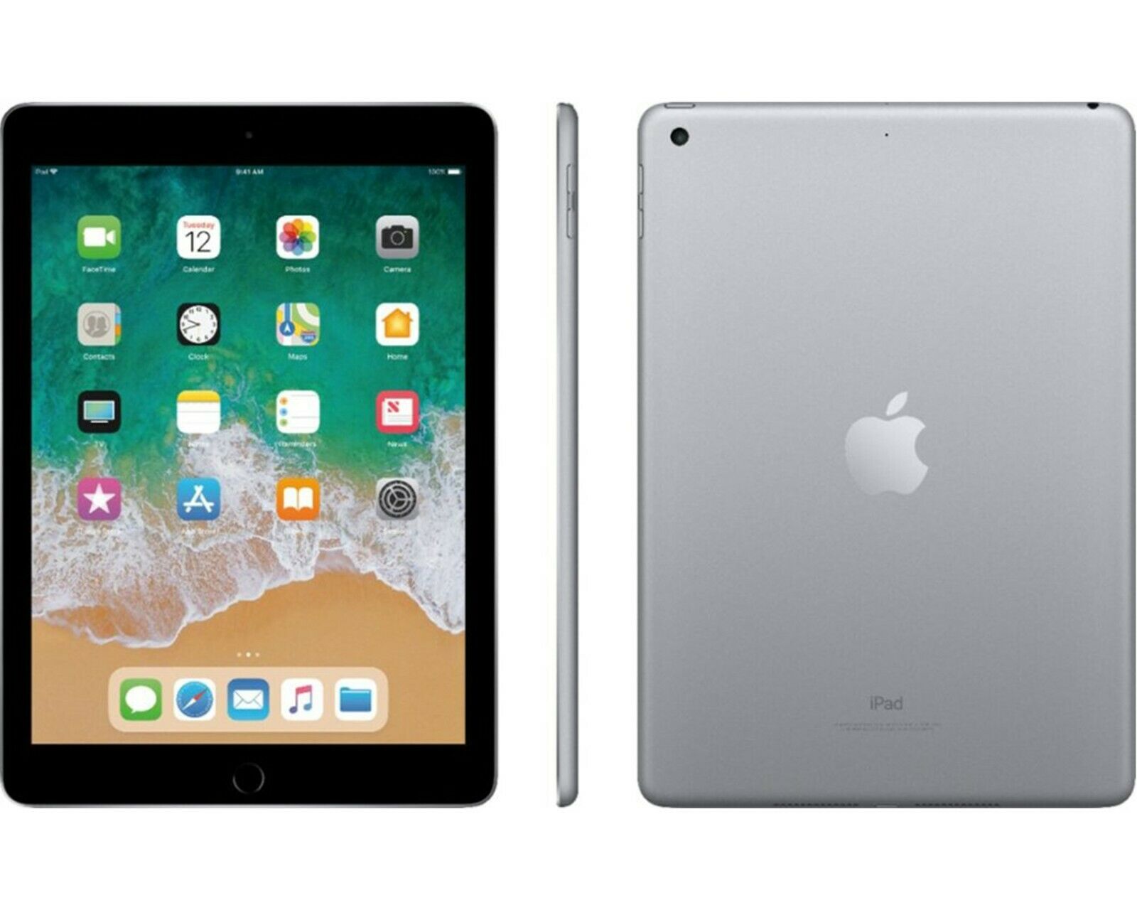 iPad 2017, 5-th Generation, 32Гб, Wi-Fi, MP2F2RU/A, Серый - Б/У