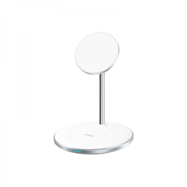 Беспроводное зарядное устройство с подставкой WiWU 2in1 Wireless Charger белый