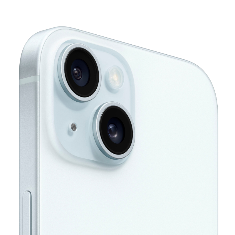 iPhone 15 256Гб (1 sim + eSIM / 77%) Голубой - Б/У ★★★★☆
