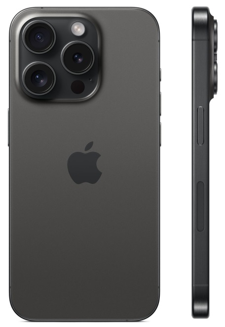 iPhone 15 Pro Max 256Гб (1 Sim + eSIM / 87% / без коробки) Черный титан - Б/У ★★★★☆