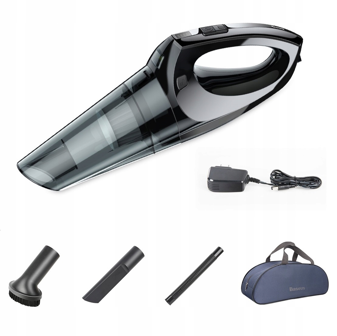 Автомобильный пылесос Baseus Shark One H-505 Car Vacuum Cleaner Wireless CN, Черный
