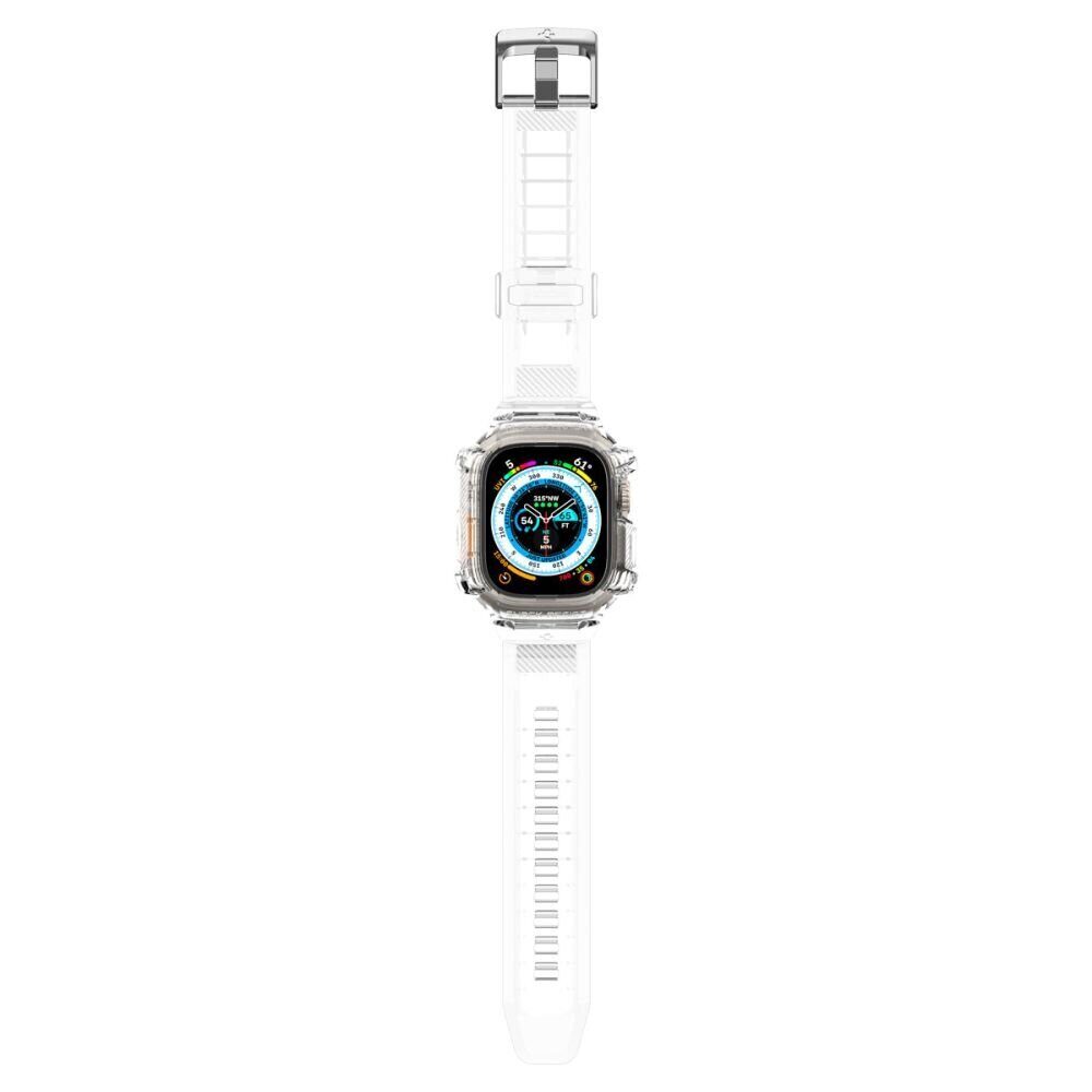 Ремешок+защитный чехол SPIGEN RUGGED ARMOR ”PRO” для Apple Watch Ultra 1 / 2 (49 мм), Прозрачный