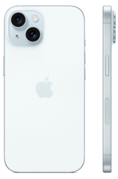 iPhone 15 256Гб (1 sim + eSIM / 77%) Голубой - Б/У ★★★★☆