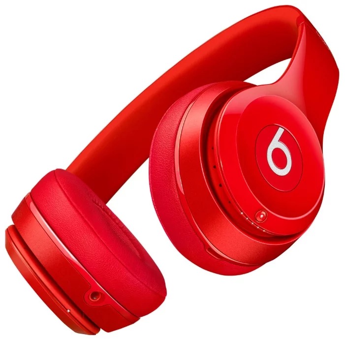 Beats Solo 2 Wireless, Красные, Глянцевые